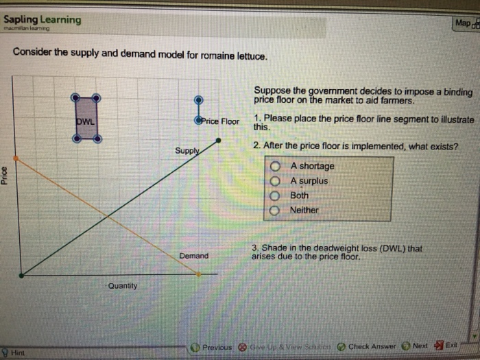 Solved Consider The Supply And Demand Model For Romaine L