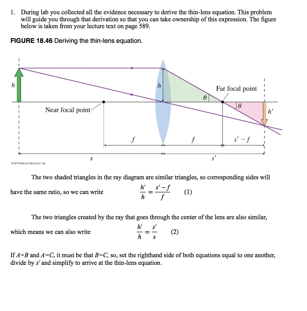 Thin lens: the formula and the derivation of the formula. Solving problems with the thin lens formula Thin lens: the formula and the derivation of the formula. Solving problems with the thin lens formula