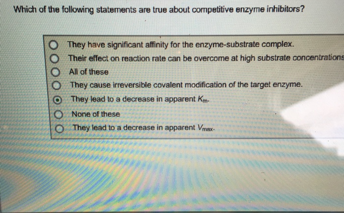 Solved Which Of The Following Statements Are True About | Chegg.com