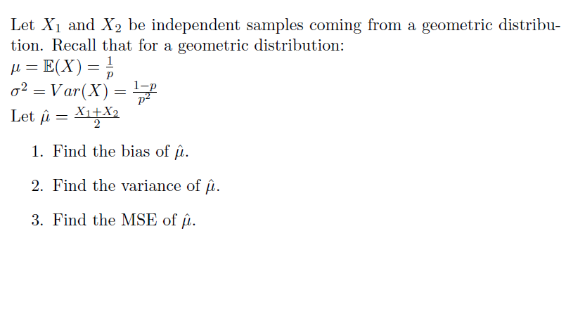 Solved Let Xi And X2 Be Independent Samples Coming From A Chegg Com