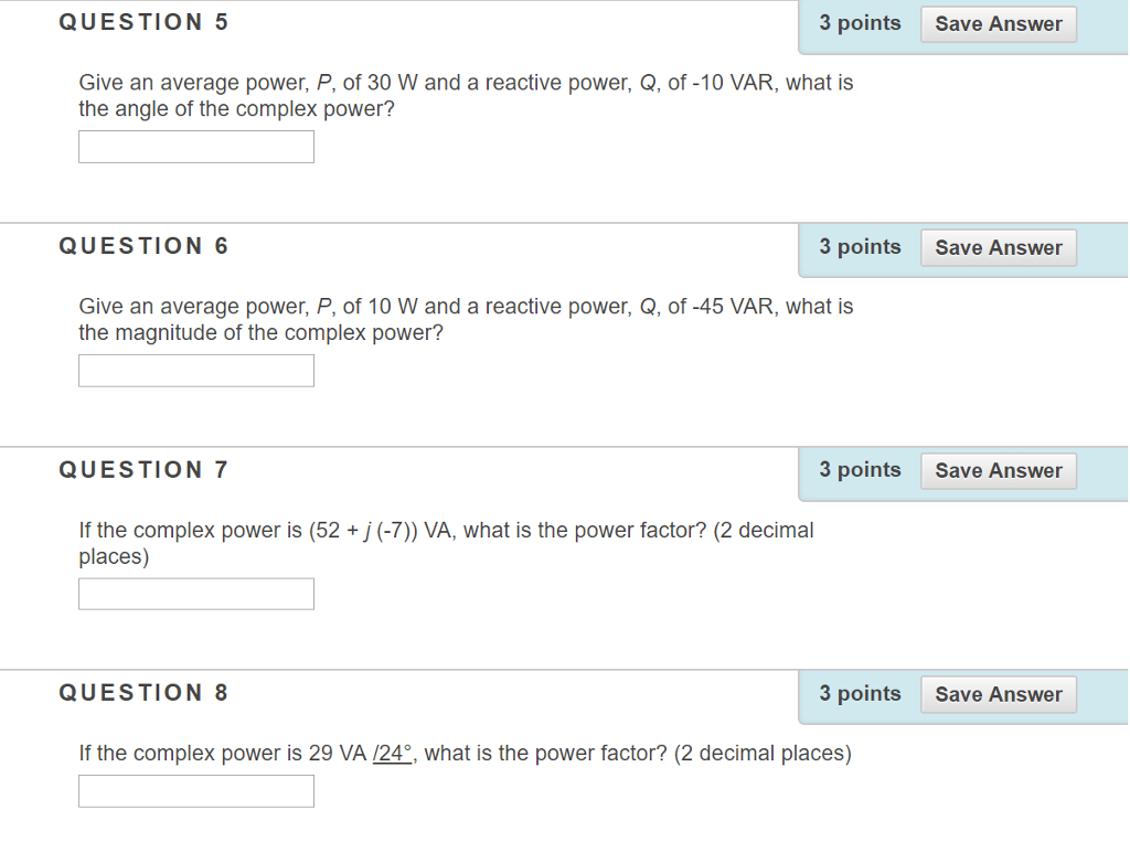 Question 5 3 Points Save Answer Give An Average Chegg Com Question 5 3 Points Save Answer Give An Average Chegg Com