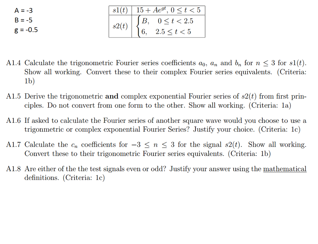A 3 B 5 G 0 5 S1 T 15 Ae Gt 0 Lesstha Chegg Com