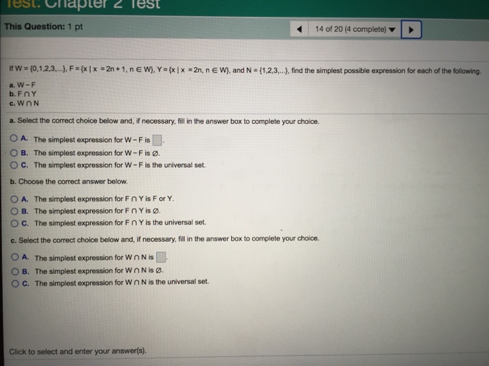 Solved If W 0 1 2 3 F X X 2n 1 N E Chegg Com