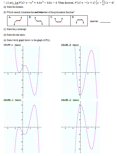 Solved Lat P X X 3 4 5x 2 0 5x 6 When Fectored Chegg Com