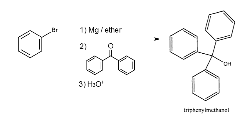 Solved Grignard Reaction For Synthesis Of Triphenyl Metha Chegg Com