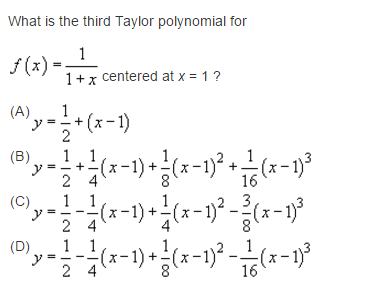 Solved What Is The Third Taylor Polynomial For F X 1 1 Chegg Com