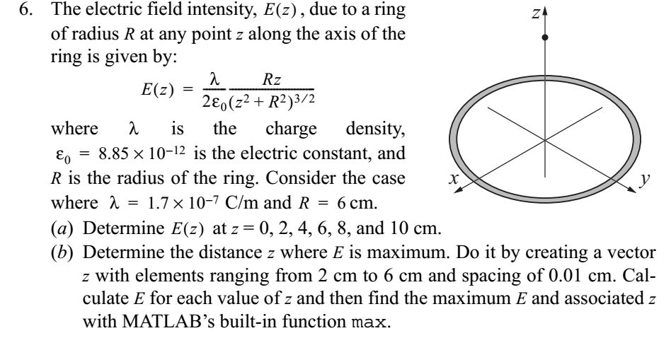 How to find electric field or potential at an equatorial point of a ring.