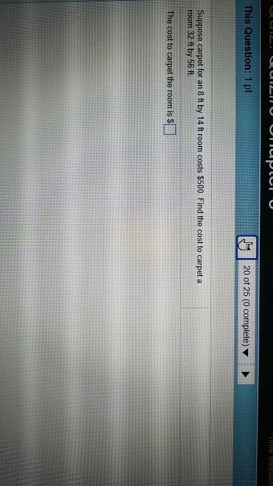 Solved This Question 1 Pt 20 Of 25 0 Complete Suppose