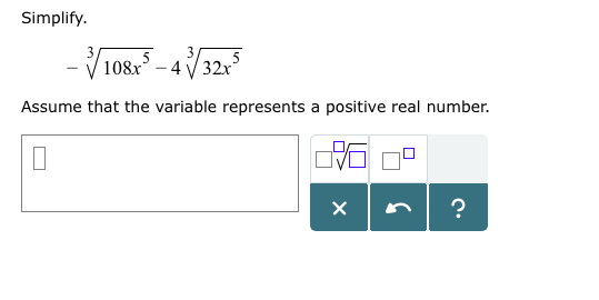 Simplify Assume That The Variable Represents A Chegg 