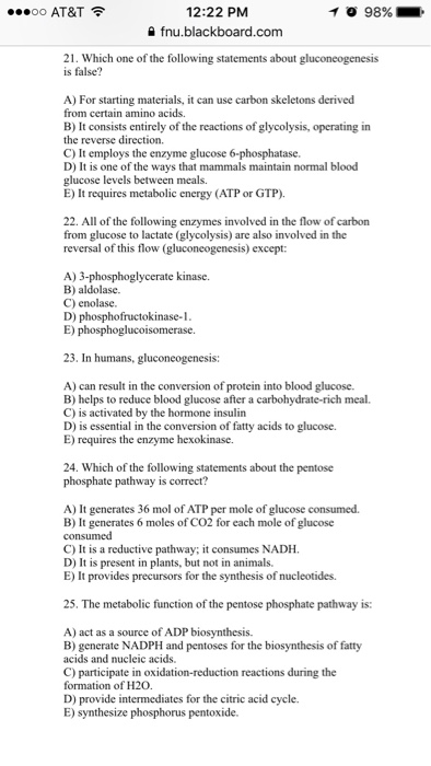 Solved Which One Of The Following Statements About | Chegg.com