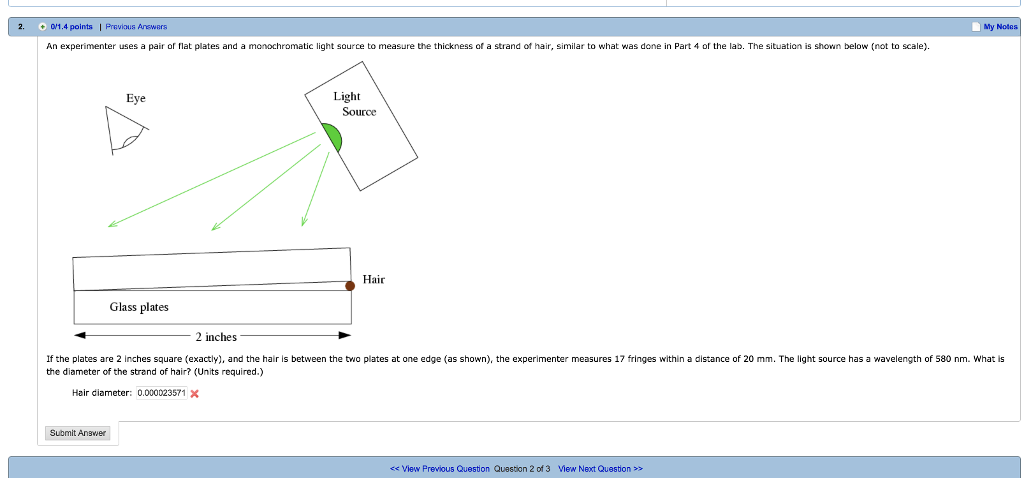 Solved 2 01 4 Points I Praviaus Arswers My Notes An Expe