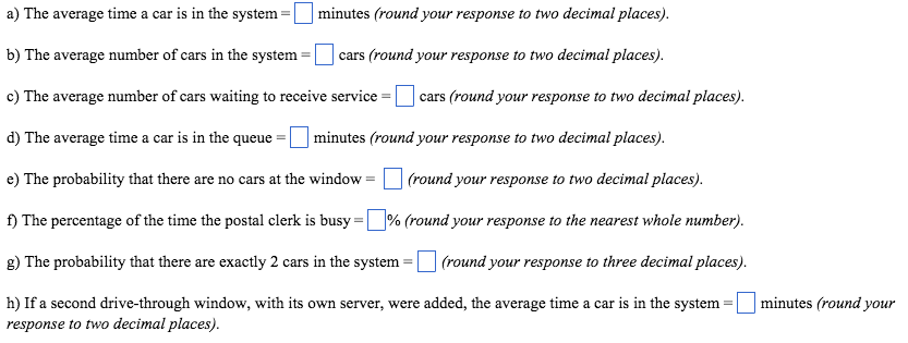 Solved Automobiles Arrive At The Drive Thru Window At The Chegg Com