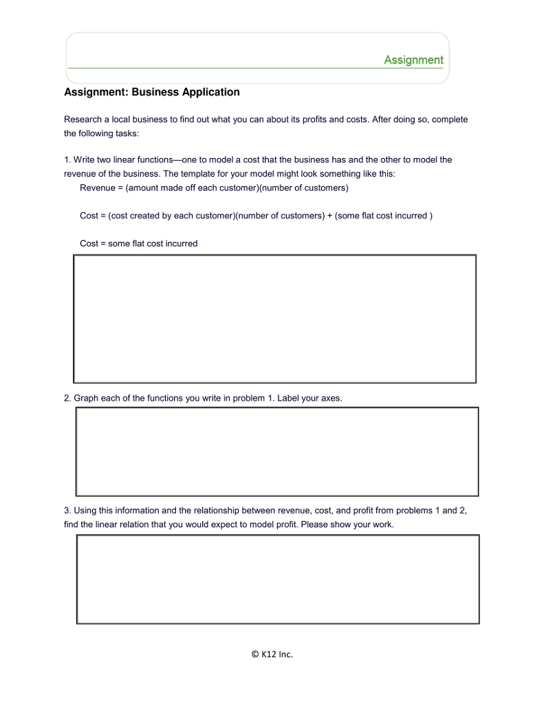 research assignment template