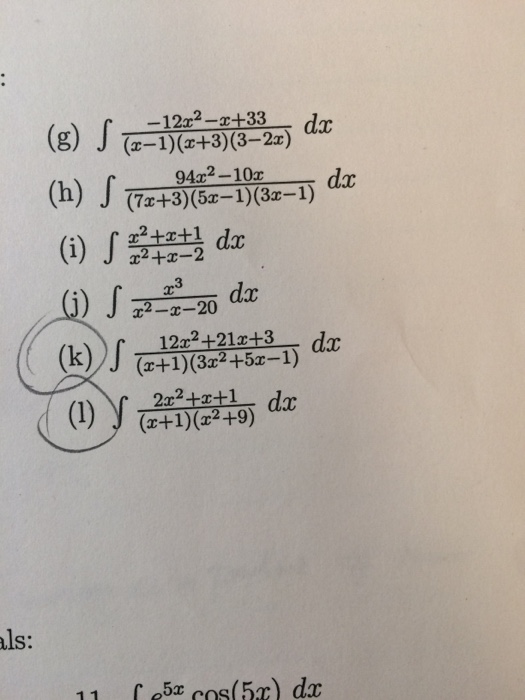 Solved Integral 12x 2 X 33 X 1 X 3 3 2x Dx Chegg Com