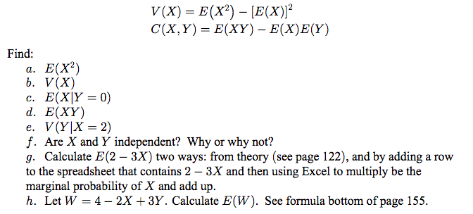 Solved Forumul Bottom Of Page 155 E W Ae X Be Y C Chegg Com