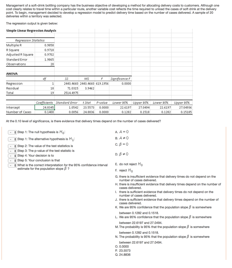 Solved Management Of A Softdrink Bottling Company Has Th