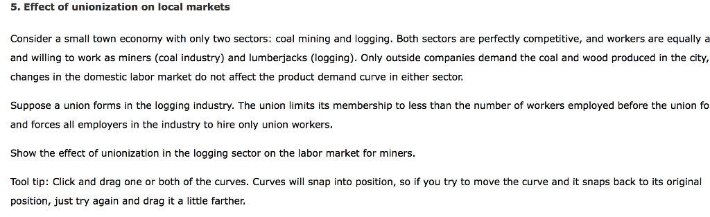 Local Market Tool >> Solved 5 Effect Of Unionization On Local Markets Conside Local Market Tool >> Solved 5 Effect Of Unionization On Local Markets Conside