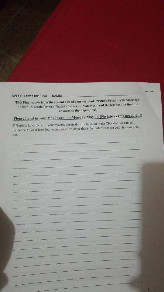 Speech final quizlet image