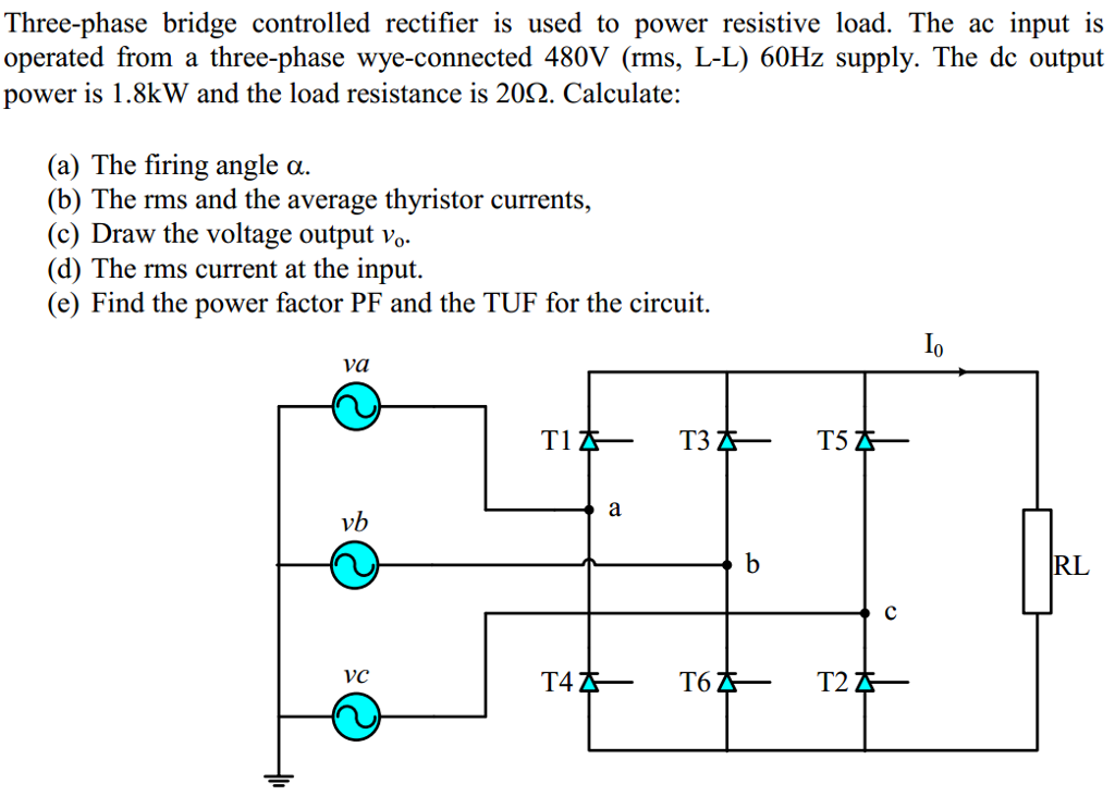 3 phase ac to dc rectifier