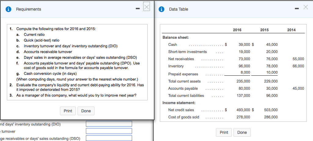 O Days Sales In Average Receivables Or Days Sales Chegg Com