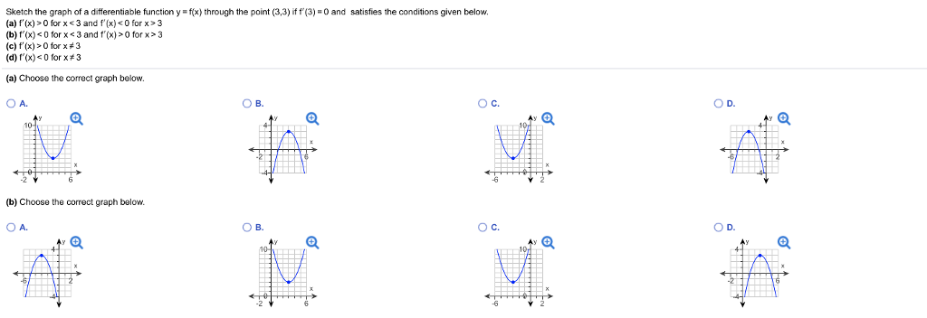 Solved Satisfies The Conditions Given Below Sketch The G Chegg Com