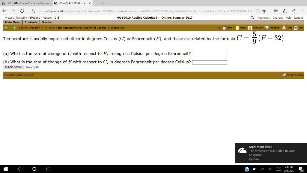 Solved Temperature Is Usually Expressed Either In Degrees
