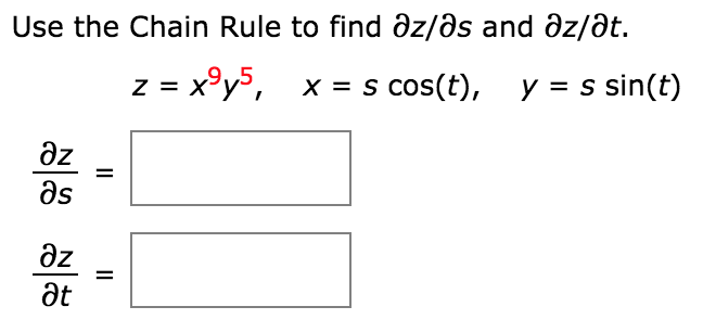 Use The Chain Rule To Find Dw Dt W Ln V X2 Y2 Chegg Com