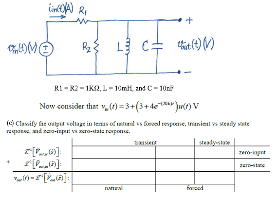 R1 R2 1 Kq L 10mh And C 10nf Now Consider Chegg Com