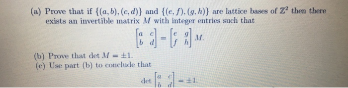 Solved 4 1 16 Let A B C D E Z Say That A C Is Chegg Com