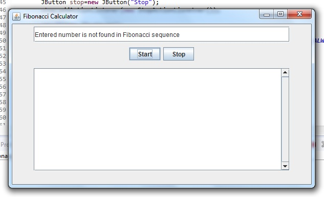 Answered! Implement a Java GUI multi-threaded application that computes a Fibonacci number. The expected screen shot... 1