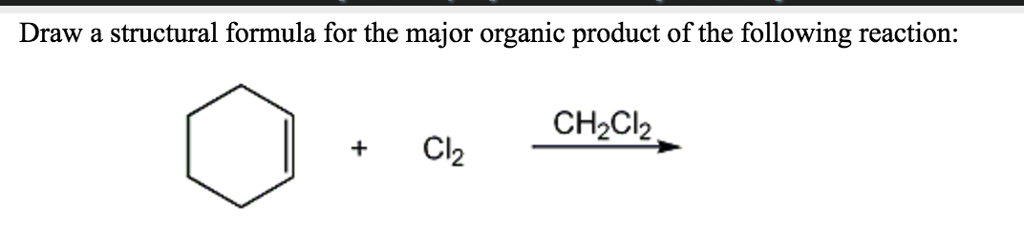 Solved Draw A Structural Formula For The Intermediate In