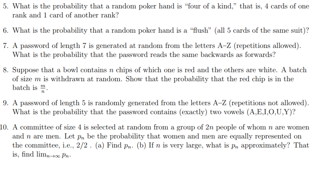 Chances Of Getting 4 Of A Kind In Texas Holdem