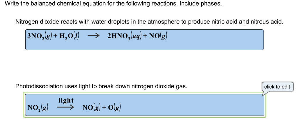 Solved Write The Balanced Chemical Equation For The Chegg Com