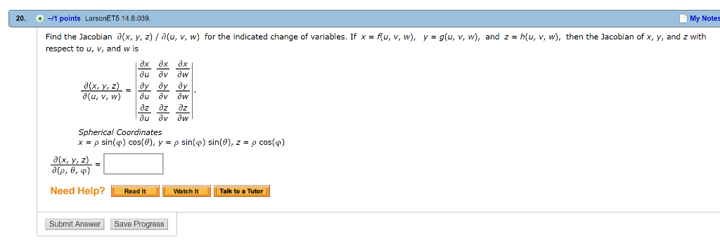 1 Points Larsonet5 14 8 039 My Notes Find The Chegg Com