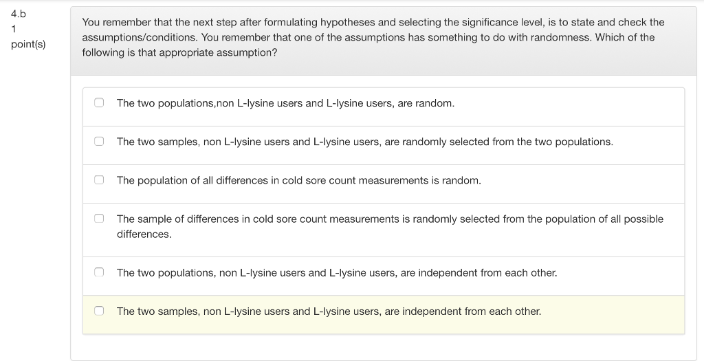 Solved Cold Sores And Llysine Can Llysine, An Over The