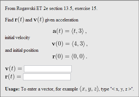 Solved Find R T And V T Given Acceleration A T Initi Chegg Com