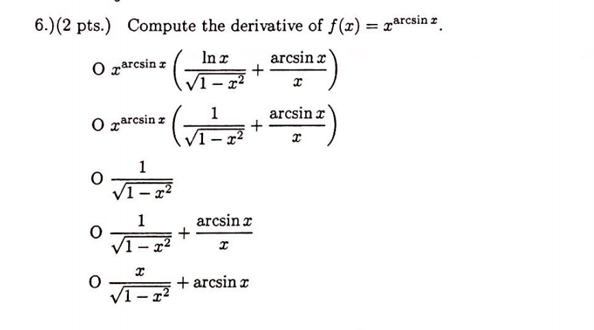 Интеграл arcsin