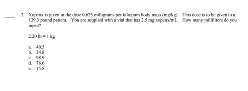 Milligrams To Kilograms Conversion Chart