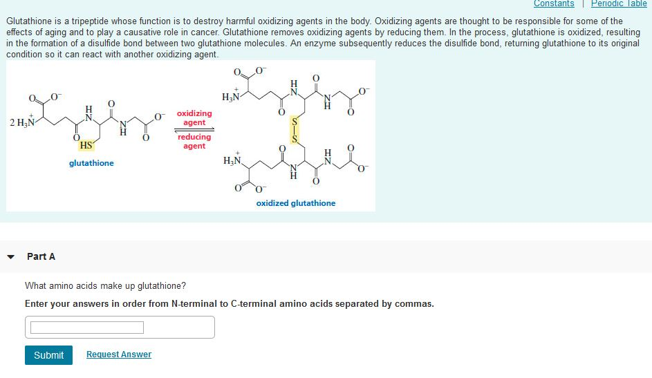 glutathione oxidizing agent Metabolism - an overview Glutathione System from Cyanobacteria to