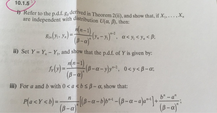 Refer To The P D F G Y Derived In Theorem 2 And Sh Chegg Com