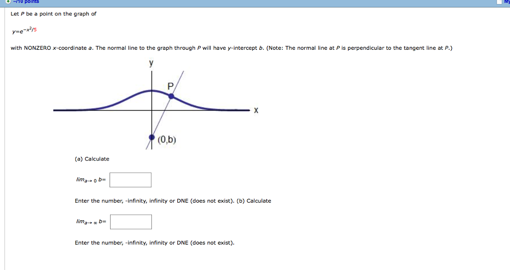 Let P Be A Point On The Graph Of Y E X 2 5 With Chegg Com