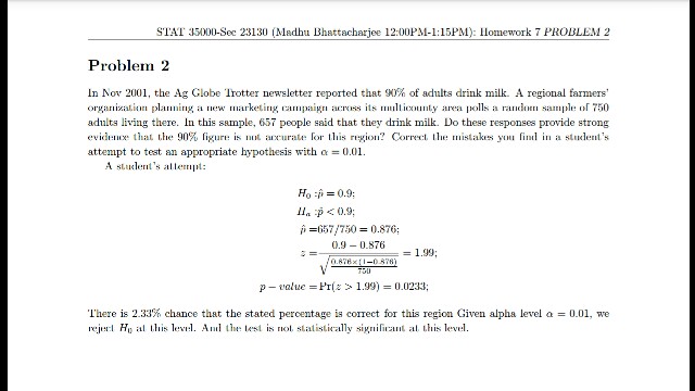 Solved Stat Sec Madhu Bhattacharjee 12 00pm Chegg Com