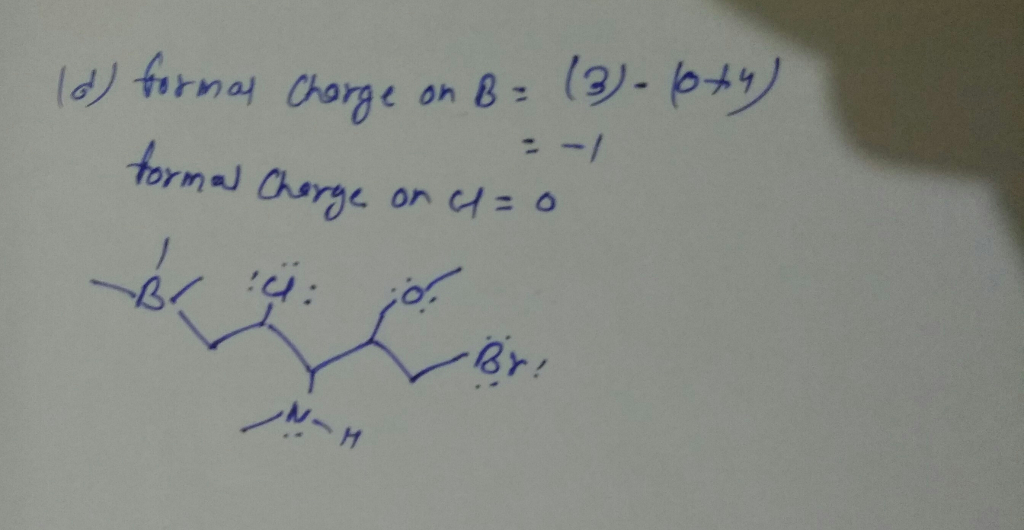 Question & Answer: Re-draw each of the following making sure to include lone pairs and formal charges in each..... 3