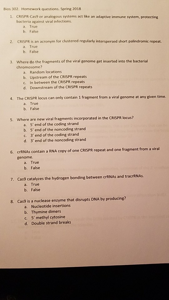Immune system homework answers image