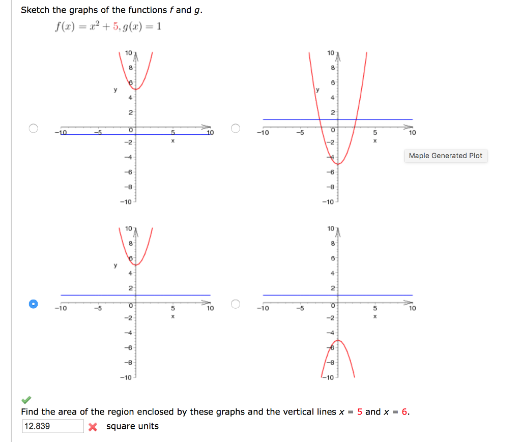 Solved Sketch The Graphs Of The Functions F And G Fx