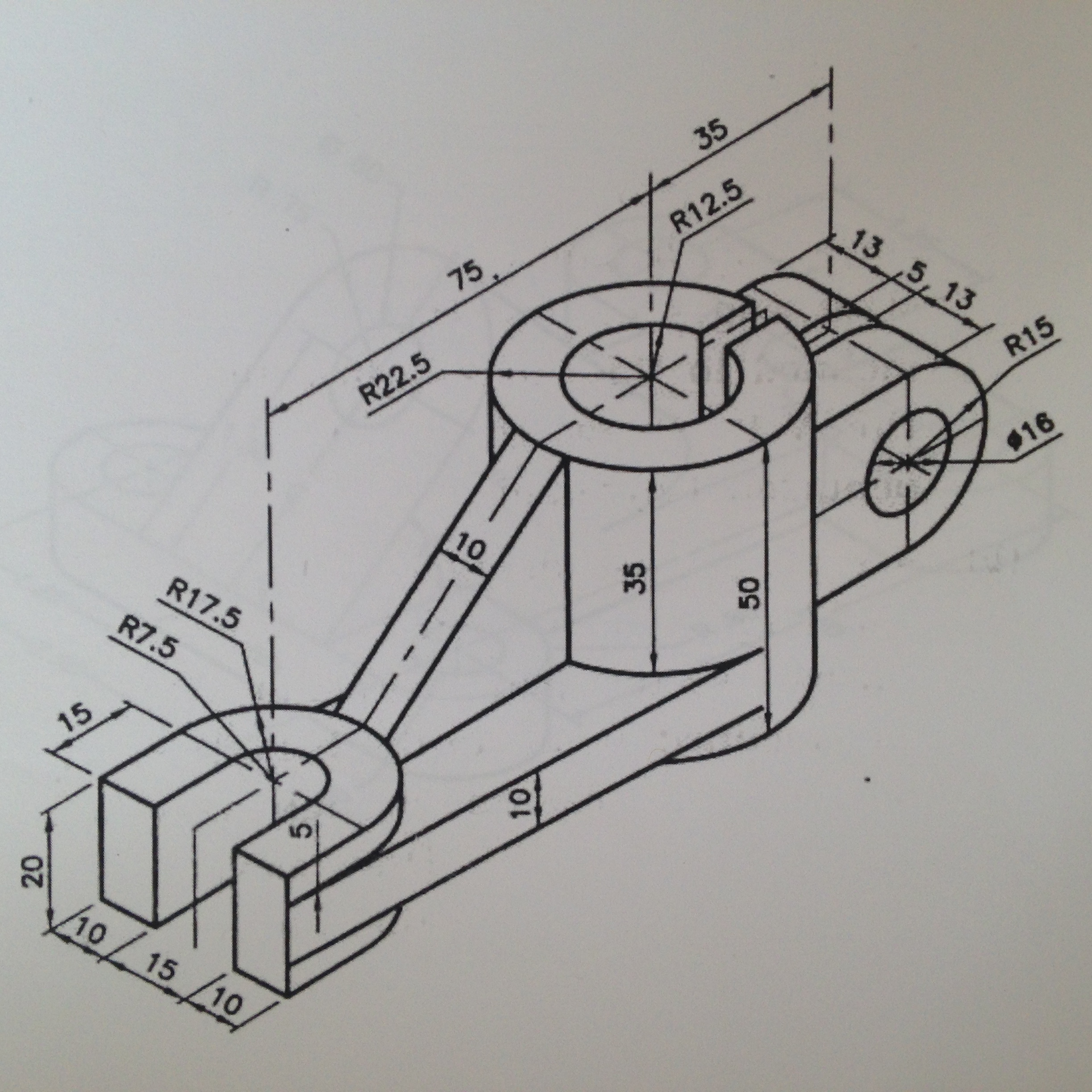 3 д чертеж. Чертежи деталей для черчения solidworks. Деталь с размерами. Творческие задания по черчению 3d solidworks. Сложные чертежи для черчения в 3д.