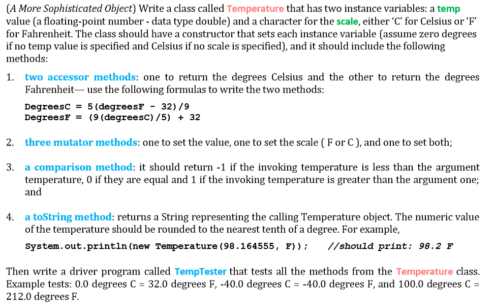 How to write temperature as an integer picture