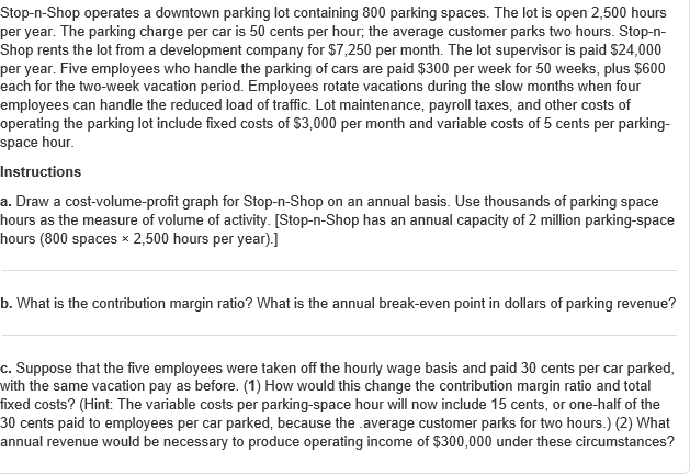 Stop N Shop Hours >> Solved Stop N Shop Operates A Downtown Parking Lot Contai Stop N Shop Hours >> Solved Stop N Shop Operates A Downtown Parking Lot Contai
