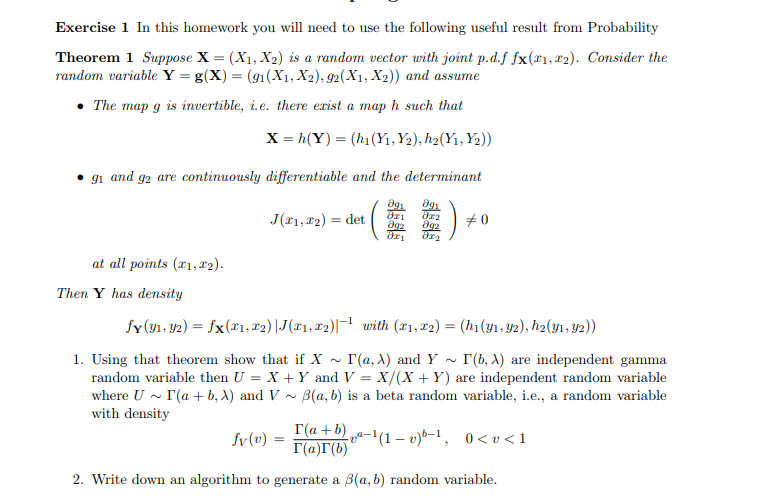 Solved Exercise 1 In This Homework You Will Need To Use T Chegg Com