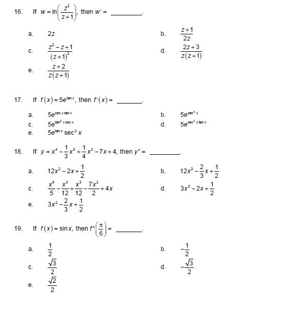 12 F X X 1 Then Lim A X B 2x C 2 D 1 E 0 13 Chegg Com